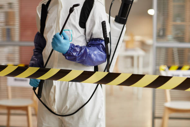Professional Biohazard Cleanup technician working in Buck Creek, IN